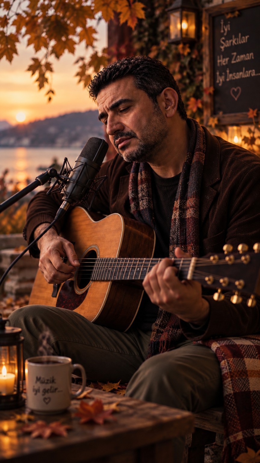 Fikret Kulgi gitarıyla sonbahar akşamında